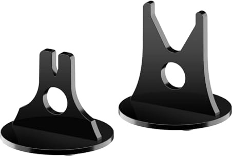 Yonuaret Supporto Per Coltelli Da Esposizione - Ripiano Con Base Antiscivolo Da 2 Pezzi,Ripiano Da Esposizione In Materiale Acrilico,Per Scrivania Toeletta Camera Cucina Feste Piano Tavolo Casa