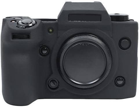 Sagreeny Custodia per fotocamera compatibile con Fujifilm XH2 X-H2, custodia in silicone su misura, custodia leggera compatta per la conservazione e il trasporto, Nero , Accessori per fotografia di
