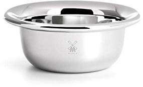 Müller Hans Jürgen - Ciotola per sapone da barba in acciaio inox