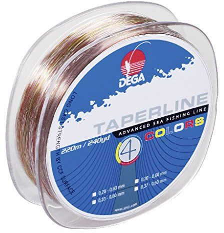 Dega TAPER LINE 4-color SCHLAGSCHNUR 4-farbig (Ø 0.33 - 0.60 mm)