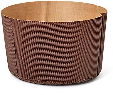 Decora, 0320160 5 Formes pour Panettone de 1000 g, en Papier Rigide en Cellulose Pure, Résiste à des températures de 200 °, Idéales pour réaliser Un panettone Maison, Fabriquées en Italie.