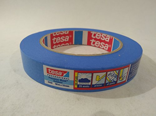 Tesa Crêpe de précision 4440 ext. UV PLUS lisse bleu longueur 50 m largeur 19 mm 8,00 RO