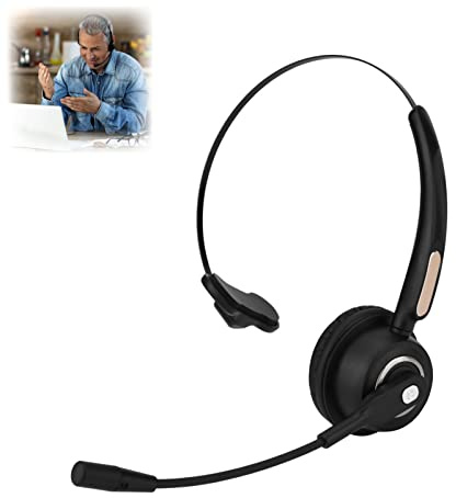 Centro de Llamadas Auriculares Bluetooth, 12 Horas Llame a los Auriculares Bluetooth con MICR¨®Fono para Tel¨¦Fono con computadora Dispositivos Bluetooth