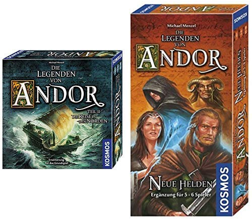 Kosmos - Die Legenden von Andor - Teil II Die Reise in den Norden - Erweiterung & 692261 - Die Legenden von Andor, neue Helden