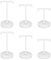 Yangfei 6pcs Organizador de Pendientes Soporte de Joyería Expositores para Pendientes Soportes de Exhibición de Aretes Soporte en Forma de T de Acrílico para Pendientes y Aretes (blanco)