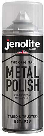 JENOLITE Metal Polish Aerosol | Industrial Grade Polishing Foam | CLEAN, POLISH & PROTECT | Suitable for Brass, Copper, Chrome, Stainless Steel & Pewter | 400ml