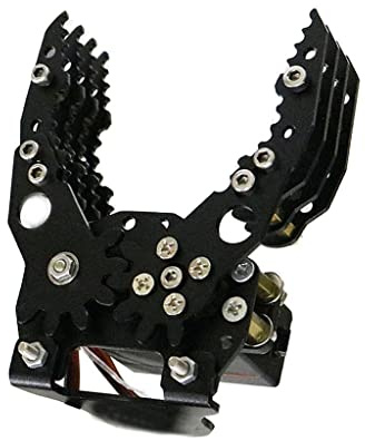 G6 Metal Robotic Claw Robot Gripper Clamp für Heimwerkerwerkzeug, Maximaler Öffnungswinkel: 86 Mm / 3,38, Schwarz
