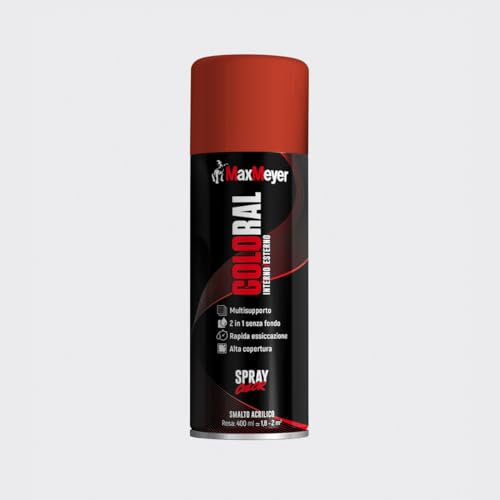 MAXMEYER Spray Coloral 0.4L Ral 3020 Rosso Traffico