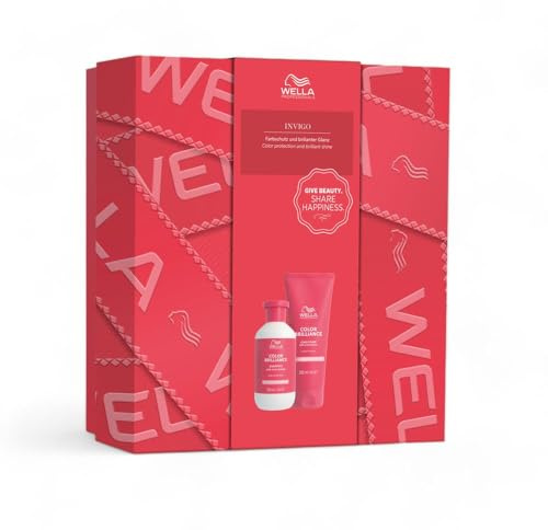 Wella Color Brilliance Coffret cadeau – Soin des cheveux colorés – Coffret cadeau avec shampooing et après-shampoing Wella (300 + 200 ml)