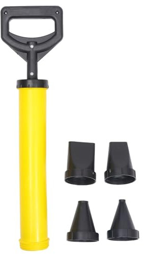 CANIGHT Caulking Tool for Cement Grouting Handheld Mortar Applicator with Various Nozzles for Easy Filling and Smoothing Gaps Walls and Tiles