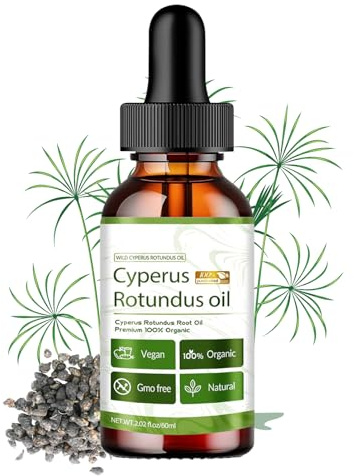 Cyperus Rotundus Oil, Natural Cyperus Oil for Hair Removal, Body Oil for Reducing Hair Growth, Moisturizes & Smoothes Skin, Organic Hair Growth Inhibitor with Cyperus Rotundus, 60 ML