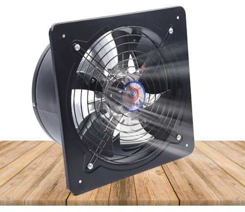 LVSEWOA Ventilateur antidéflagrant - Extracteur axial Industriel pour cabines de pulvérisation et fumées de Peinture - Souffleur d'air Utilitaire Haute Vitesse pour la Gestion des Flux d'échappement