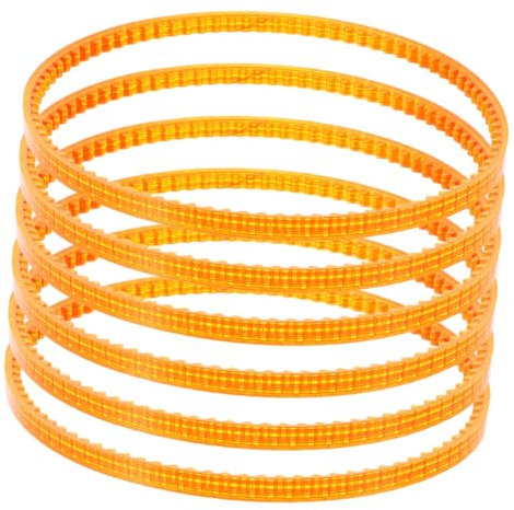 FUNOMOCYA 6pcs Cotton Candy Maker Replacement Belts for Commercial Indoor Sugar Dispenser Accessories Sturdy Cotton Floss Machine Belts for Candy Making Equipment