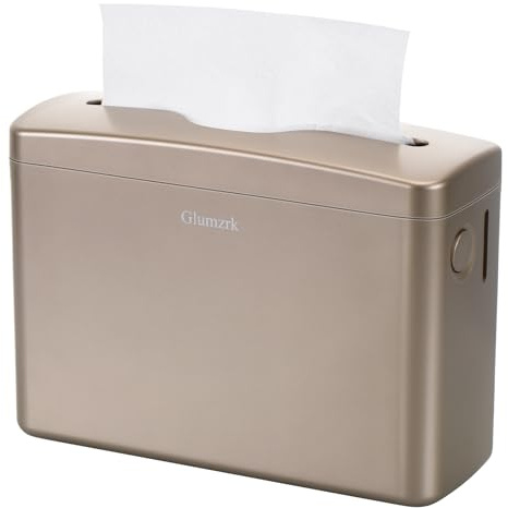 Countertop Paper Towel Dispenser Universal Fit for Multifold, Z-Fold Trifold Hand Towels, Commercial Napkin Dispenser for Bathroom Home Kitchen Toilet ABS Paper Towel Holder (Champagne Gold)