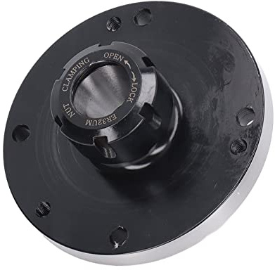 Walfront Portabrocas de Acero Al Carbono con 7 Orificios, Herramienta de Torno para Fresadora CNC, Precisión de 0,005