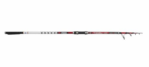 PENN Tidal X Telescopic Surf Solid Tip - Tele Surf Rute, 4,20m Länge, Wurfgewicht max. 160g, Brandungsrute