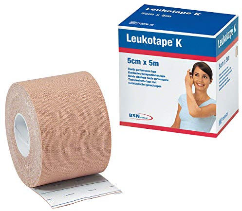 BSN Medical Leukotape K - Cinta adhesiva color piel, 5 cm