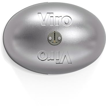 Viro | Van Lock, Lucchetto per Furgone, 1 Pezzo, Lucchetto Antiscasso, INOX, Chiusura a Spinta.