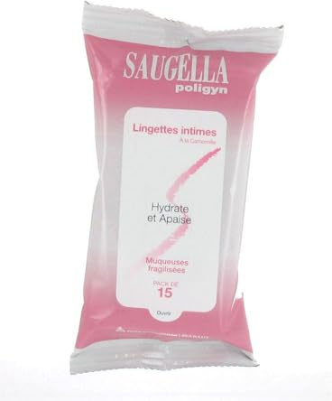 Saugella Poligyn Lingettes Intimes A La Camomille x15