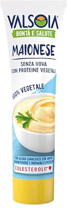 Valsoia, Maionese, Salsa 100% Vegetale a Base di Soia, senza uova, 150ml