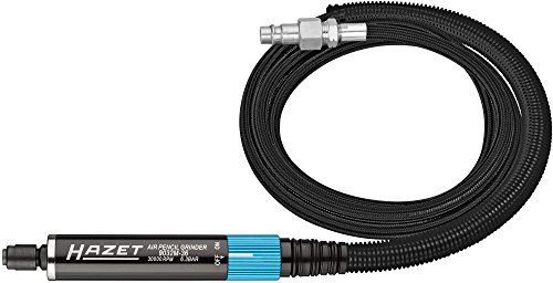 HAZET Mini-Stabschleifer 9032M-36 I gerade Ausführung, 12,91 mm (1/4) Innengewinde, inkl. Kupplungsstecker I präzise Bearbeitung von Werkstücken unter beengten Platzverhältnissen