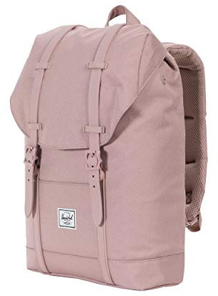 Herschel - Mochila de extracción, Ash Rose/Ash Rose Goma, talla única, Retreat Mid-Volume