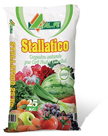 ALFE CONCIME Pellet BIO STALLATICO Organico AMMENDANTE Naturale 25 kg