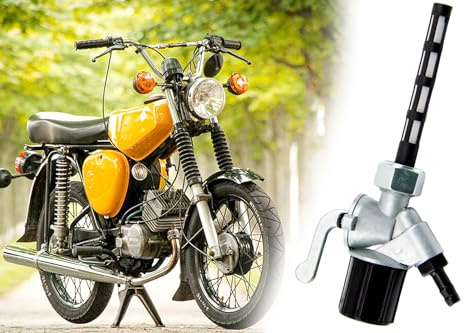 Benzinhahn Kraftstoffhahn mit Wassersack M16x1, für Simson S50 S51 S70 SR50 SR1, MZ ETZ TS ES, AWO, Moped, Mokick