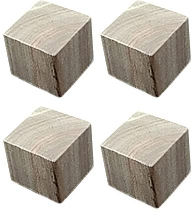 5 cm hohes Holzmöbel-Hebebrett Möbelerhöher Betterhöhung Tischerhöher Elefantenfuß Bed Riser Wird verwendet um die Höhe von Bett Sofa Schrank und Stuhl zu erhöhen,4er Set (10x10cm)