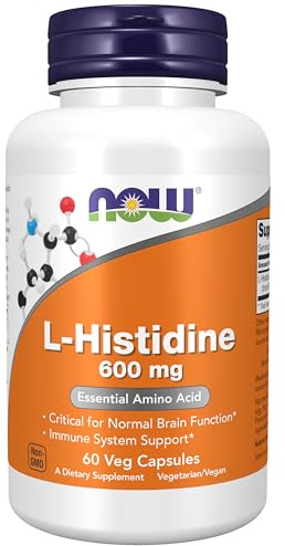 Nu kosttillskott, L-histidin 600 mg, immunsystemsstöd*, 60 grönsakslock
