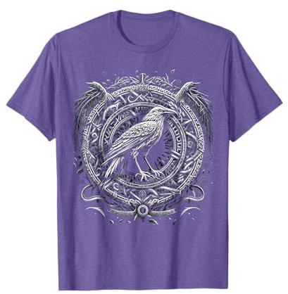 Cuervo Vikingo De Odín Midgard Thor Valhalla Camiseta