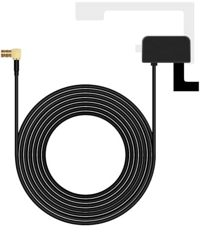 DAB Antenna SMB, DAB+ Radio Aerial Antenna with 3meter Cable and Glass Mount for Pioneer Clarion JVC Kenwood Alpine