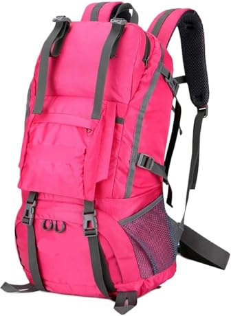 MDWZH Wanderrucksack Reiserucksack 45L Trekking-Rucksack, Ultraleicht, Verpackbar, Faltbar, Wasserabweisend Trekkingrucksack