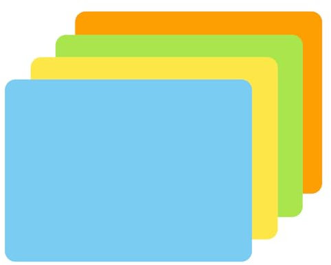 Luckwaii Tappetino in silicone da cucina, 4 pezzi, tappetino in silicone di alta qualità per fai da te, tappetino A3, tappetino da disegno antiscivolo, 40 x 30 cm, lavabile