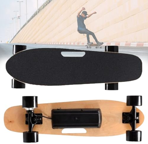 Zowdrix Elektro-Skateboard Mit Fernbedienung Und 350w Motor, 3 Modi Max 20 Mph, 7 Lagen Deck, Elektro-Skateboards FüR AnfäNger Und Jugendliche