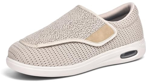 Zapatos Ortopédicos Extra Anchos para Mujer Y Hombre con Espuma Viscoelástica para Caminar para Personas Mayores con Edemas Hinchazón Y Pulgar Valgo (A16003)