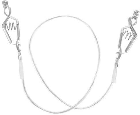Luxshiny Serrage-Câble Clip Métallique Réglable pour Masque d'Escrime, Pince pour Fil Conducteur de Fleuret, Accessoire d'Escrime pour Pratique et Compétition