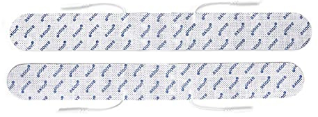 2 lange Spinal-Elektroden 33x4 cm für TENS-Geräte und EMS-Trainer | Ideal bei Hexenschuss & Rücken-oder Kreuzschmerzen an der Wirbelsäule | Wiederverwendbar | Zertifiziertes Medizinprodukt - axion