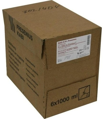NACL 0,9% Plastikschraubfl. 6X1000 ml