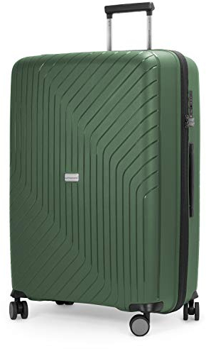 Hauptstadtkoffer Txl - Großer Hartschalen-Koffer, Tsa, 4 Doppel-Rollen, Trolley, Rollkoffer, Reisekoffer, Extra Leicht, , 76 Cm, 120 Liter, Dunkelgrün