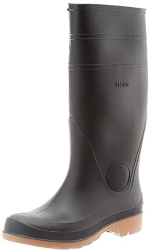 Nora Como, Stivali in Gomma Unisex-Adulto, Nero, 42 EU