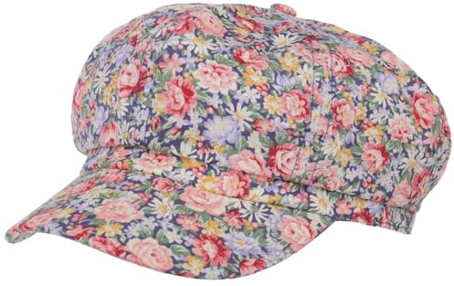 LIPODO Little Flowers Balloon Cap Floral Design 100% Cotton Women Summer