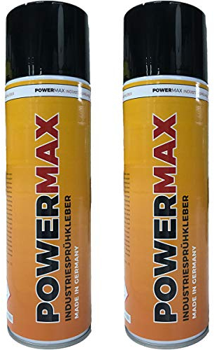 2 x POWERMAX Sprühkleber - Industriekleber - extra stark 500ml