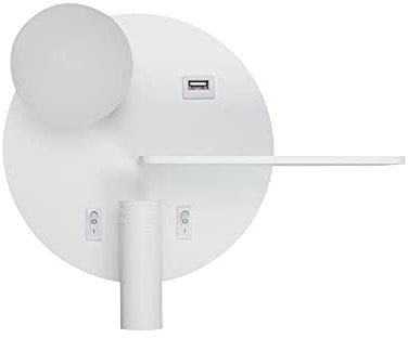 LED-Wandleuchte Moderne Leseleuchte zur Wandmontage 180 ° + 90 ° verstellbare Kopfteillampe, fest verdrahtete Wandleuchten mit USB-Ausgang und Schalter, Wandleuchten für Wohnzimmer und Schlafzimmer