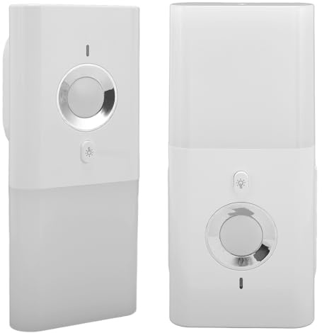 Annadue Veilleuses LED à Brancher sur Le Mur, Veilleuse à intensité Variable, Lampe de Poche d'urgence Rétroéclairée par LED avec Capteur de Lumière, Lumière Blanche Douce 7600 K (Prise