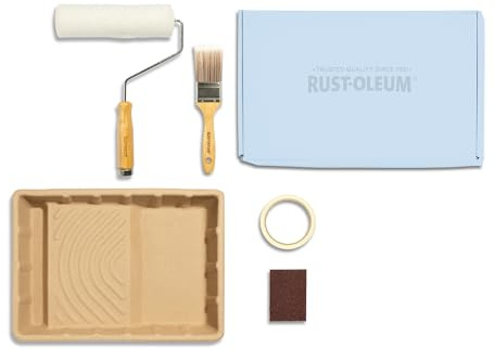 Rust-Oleum Ready to Roll - Eco Paint Kit (Large) - Chalky Floor Paint Soft Blue
