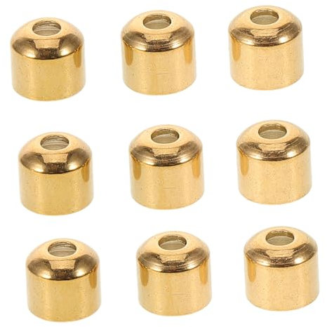 TOKIDNY 10stücke Seilendstopper Metall Seilverbinder Kordelendkappe Seilendverschluss Kordelendverschluss Kordelendstopper Seilendkappe Seilendstopper Kordelendkappe Seilendverschluss