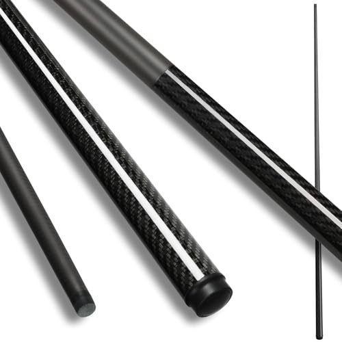 Kmise Billardqueuestab aus Kohlefaser, 12 mm Spitze, 121,9 cm, Shorty-Billard-Queues, Pool-Queues für Kinder, Erwachsene, Anfänger, kleine Räume, Hausbar, Billard, Billardtische
