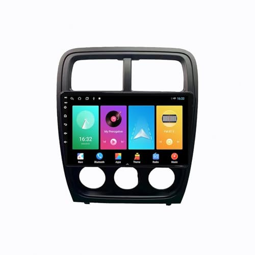 Touchscreen Car Radio for Dodge Caliber 2010 2011 2012 Car Audio Receivers, Hd Display, Portable Live Navigation, Music Video Player, Bluetooth Fm Radio, 4 Core 1G+16G