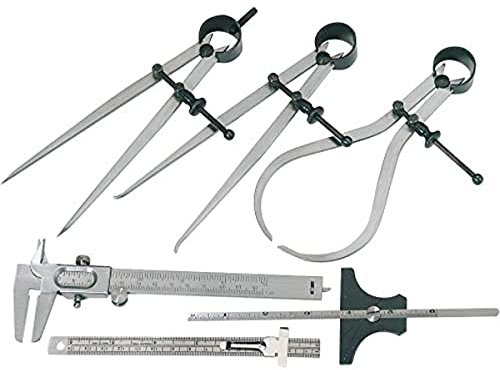 Draper 59110 Measuring Set, 6 Pieces , Blue